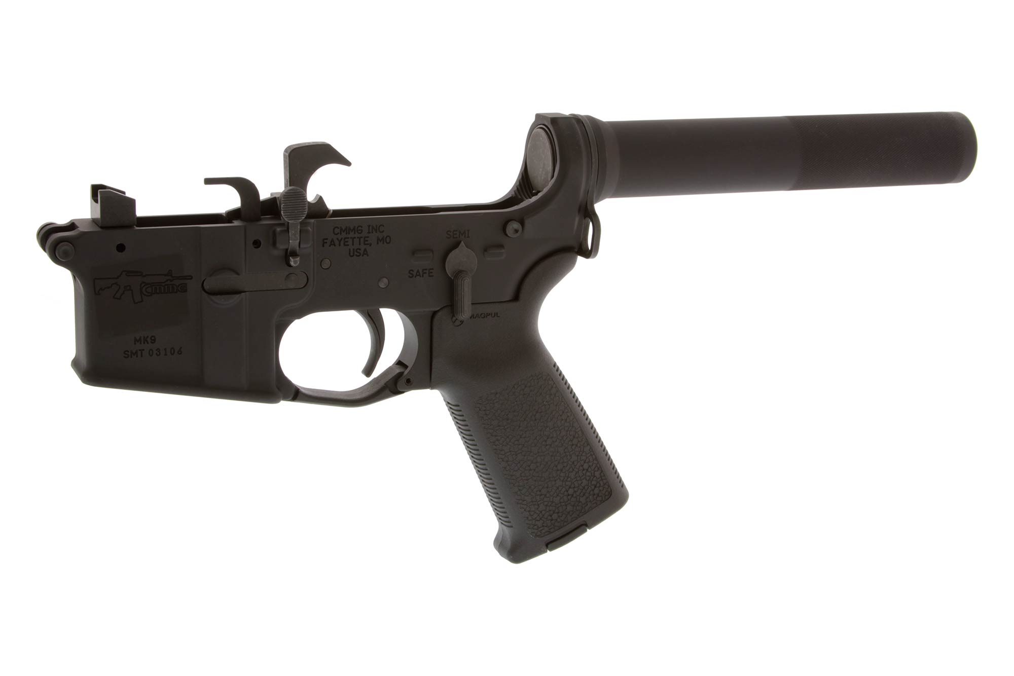 CMMG AR9 Dedicated Complete 9mm Lower Receiver Assembly with Pistol